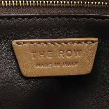 THE ROW ザ ロウ BOURSE XL フレンチベージュ レザー 2WAYバッグ ゴールド金具 ブルス クラッチ ショルダーバッグ