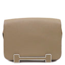 エルメス HERMES ゲタ エトゥープ シェーブル ショルダーバッグ シルバー金具 グレージュ H金具