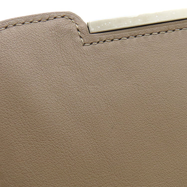 エルメス HERMES ゲタ エトゥープ シェーブル ショルダーバッグ シルバー金具 グレージュ H金具