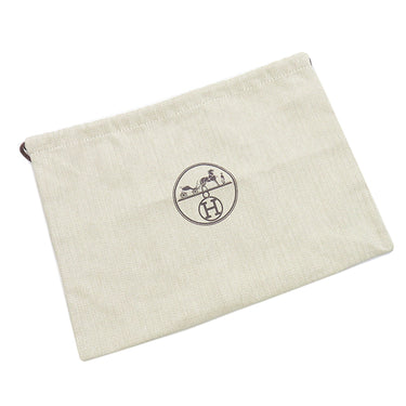 エルメス HERMES ゲタ エトゥープ シェーブル ショルダーバッグ シルバー金具 グレージュ H金具