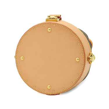 ルイヴィトン LOUIS VUITTON プティット ノエ トランク M43509 モノグラム モノグラムキャンバス 2WAYバッグ ゴールド金具 茶