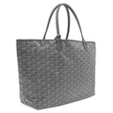 ゴヤール GOYARD サンルイPM STLCROPMLTY51CL51P グレー PVCコーティングキャンバス ゴヤールディンキャンバス シュヴロッシュカーフスキン トートバッグ シルバー金具 クロユニバーサル