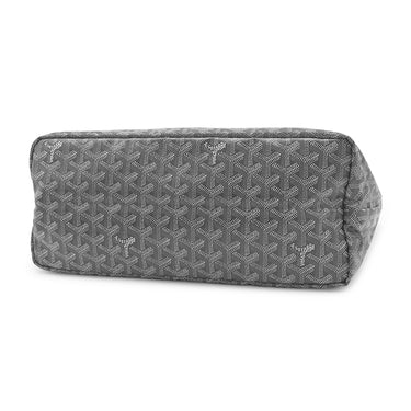 ゴヤール GOYARD サンルイPM STLCROPMLTY51CL51P グレー PVCコーティングキャンバス ゴヤールディンキャンバス シュヴロッシュカーフスキン トートバッグ シルバー金具 クロユニバーサル