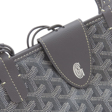 ゴヤール GOYARD サンルイPM STLCROPMLTY51CL51P グレー PVCコーティングキャンバス ゴヤールディンキャンバス シュヴロッシュカーフスキン トートバッグ シルバー金具 クロユニバーサル