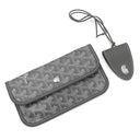 ゴヤール GOYARD サンルイPM STLCROPMLTY51CL51P グレー PVCコーティングキャンバス ゴヤールディンキャンバス シュヴロッシュカーフスキン トートバッグ シルバー金具 クロユニバーサル