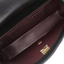 シャネル CHANEL ウッド ハンドル スモール フラップ AS4151 ブラック ラムスキン ショルダーバッグ ゴールド金具