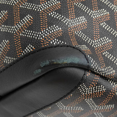 ゴヤール GOYARD アルトワPM ARTOISPMLTY01CL01P ブラック PVCコーティングキャンバス ゴヤールディンキャンバス シュヴロッシュカーフスキン トートバッグ シルバー金具 ヘリンボーン