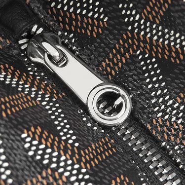 ゴヤール GOYARD アルトワPM ARTOISPMLTY01CL01P ブラック PVCコーティングキャンバス ゴヤールディンキャンバス シュヴロッシュカーフスキン トートバッグ シルバー金具 ヘリンボーン