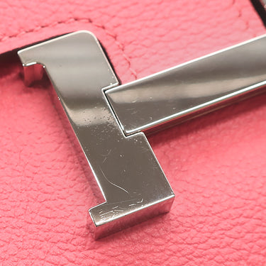 エルメス HERMES コンスタンス スリム ウォレット ローズアザレ エバーカラー 二つ折り財布 シルバー金具