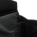 エルメス HERMES バーキン 25 ブラック トゴ ハンドバッグ シルバー金具 黒