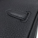エルメス HERMES バーキン 25 ブラック トゴ ハンドバッグ シルバー金具 黒