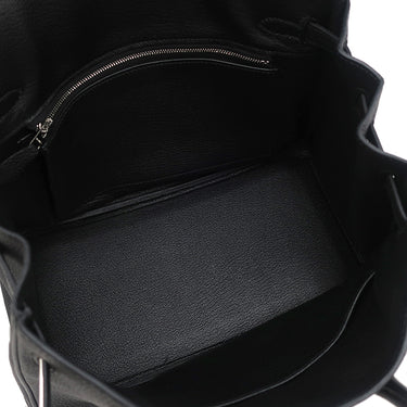 エルメス HERMES バーキン 25 ブラック トゴ ハンドバッグ シルバー金具 黒