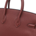 エルメス HERMES バーキン 25 ルージュアッシュ トゴ ハンドバッグ ゴールド金具 赤