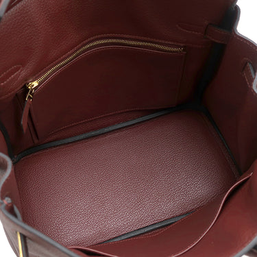 エルメス HERMES バーキン 25 ルージュアッシュ トゴ ハンドバッグ ゴールド金具 赤