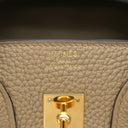 エルメス HERMES バーキン25 ベージュマルファ トゴ ハンドバッグ ゴールド金具 2024年製