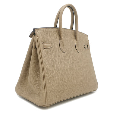 エルメス HERMES バーキン25 ベージュマルファ トゴ ハンドバッグ ゴールド金具 2024年製