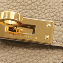 エルメス HERMES バーキン25 ベージュマルファ トゴ ハンドバッグ ゴールド金具 2024年製