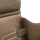 エルメス HERMES バーキン30 エトゥープ トリヨンクレマンス ハンドバッグ シルバー金具 グレージュ