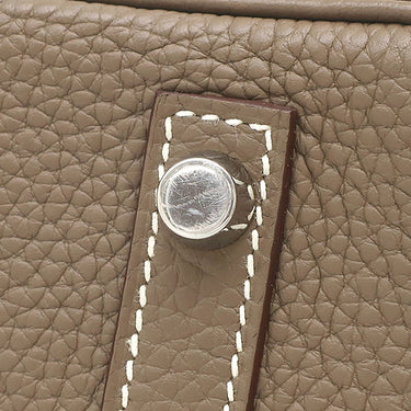 エルメス HERMES バーキン30 エトゥープ トリヨンクレマンス ハンドバッグ シルバー金具 グレージュ