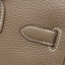エルメス HERMES バーキン30 エトゥープ トリヨンクレマンス ハンドバッグ シルバー金具 グレージュ