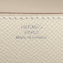 エルメス HERMES コンスタンスエラン ミロワール クレ ヴォーエプソン ショルダーバッグ シルバー金具 2024年製 オフホワイト