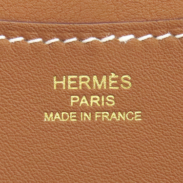 エルメス HERMES インザループ23 ゴールド トワルアッシュ ヴォースイフト ハンドバッグ ゴールド金具 トワルH 2025年製