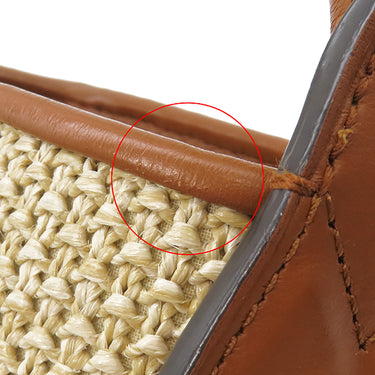 ルイヴィトン LOUIS VUITTON プティ バケット M59962 キャラメル ラフィア 2WAYバッグ ゴールド金具 LVロゴ スプリング インザシティ