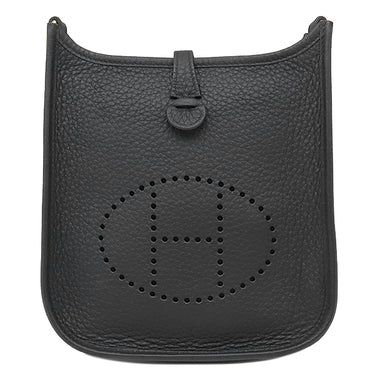 エルメス HERMES エヴリン TPM 16 ロング ブラック トリヨンクレマンス ショルダーバッグ ゴールド金具 黒 エブリン 2025年製