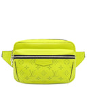 ルイヴィトン LOUIS VUITTON バムバッグ アウトドア M30251 ジョーヌ タイガ モノグラムキャンバス タイガラマ ボディバッグ シルバー金具 タイラガマ ネオンイエロー