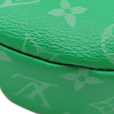 ルイヴィトン LOUIS VUITTON キャッチ バムバッグ M31035 カクタスグリーン タイガ モノグラムキャンバス ボディバッグ シルバー金具 緑 黒 モノグラム ウエストバッグ