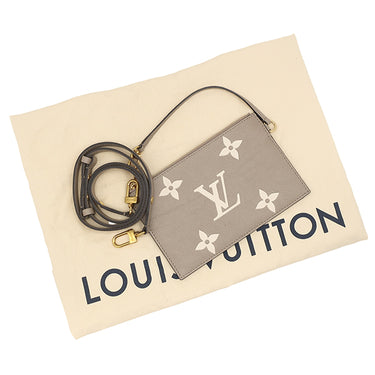 ルイヴィトン LOUIS VUITTON ネオノエ MM M45555 トゥルトレールクレーム モノグラムアンプラント バイカラーモノグラムアンプラントレザー 2WAYバッグ ゴールド金具 バイカラー