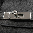 エルメス HERMES バーキン30 ブラック トリヨンクレマンス ハンドバッグ シルバー金具 黒