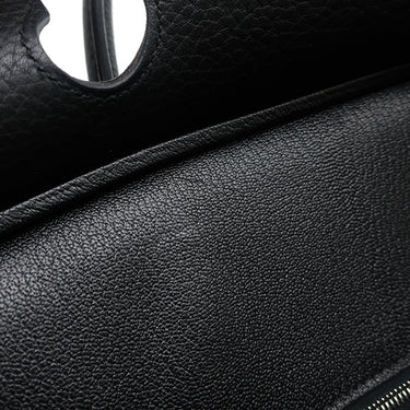 エルメス HERMES バーキン30 ブラック トリヨンクレマンス ハンドバッグ シルバー金具 黒