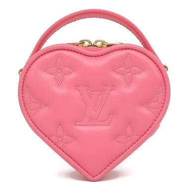ルイヴィトン LOUIS VUITTON ポップマイハート ポーチ M81893 ラゴンフルーツ カーフ モノグラムバブルグラム 2WAYバッグ ゴールド金具 ポシェット ショルダー