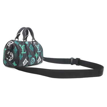 ルイヴィトン LOUIS VUITTON キーポル バンドリエール 25 M21399 ブラック モノグラムエクリプス 2WAYバッグ ブラック金具 グラフィティ