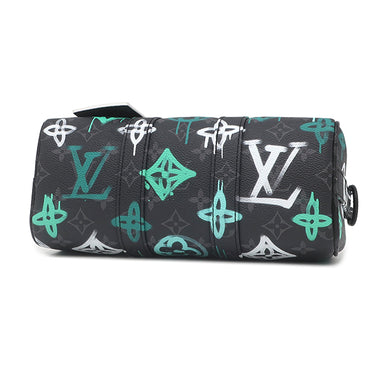 ルイヴィトン LOUIS VUITTON キーポル バンドリエール 25 M21399 ブラック モノグラムエクリプス 2WAYバッグ ブラック金具 グラフィティ