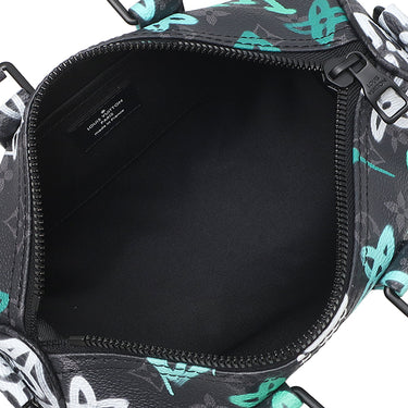 ルイヴィトン LOUIS VUITTON キーポル バンドリエール 25 M21399 ブラック モノグラムエクリプス 2WAYバッグ ブラック金具 グラフィティ