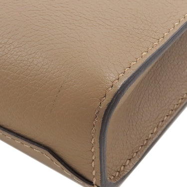 エルメス Hermes サックアデペッシュ ライト 1-37 ベージュドゥワイマール エバーカラー ビジネスバッグ シルバー金具 茶 書類ケース ヘアライン