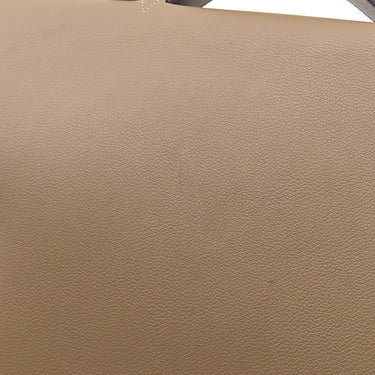 エルメス Hermes サックアデペッシュ ライト 1-37 ベージュドゥワイマール エバーカラー ビジネスバッグ シルバー金具 茶 書類ケース ヘアライン
