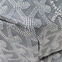 ゴヤール GOYARD サンルイPM STLOUIPMLTY07CL07P グレー PVCコーティングキャンバス ゴヤールディンキャンバス シュヴロッシュカーフスキン トートバッグ リバーシブル ヘリンボーン