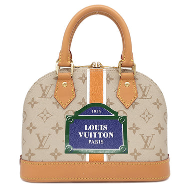 ルイヴィトン LOUIS VUITTON アルマ BB M23502 ベージュ×オークル モノグラムキャンバス 2WAYバッグ ゴールド金具 モノパナム ハンドバッグ ショルダー
