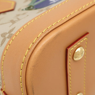 ルイヴィトン LOUIS VUITTON アルマ BB M23502 ベージュ×オークル モノグラムキャンバス 2WAYバッグ ゴールド金具 モノパナム ハンドバッグ ショルダー