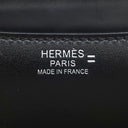 エルメス HERMES コンスタンス 24 ミロワール ブラック ボックスカーフ リザード ショルダーバッグ シルバー金具 黒 リザード H金具
