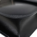 エルメス HERMES コンスタンス 24 ミロワール ブラック ボックスカーフ リザード ショルダーバッグ シルバー金具 黒 リザード H金具