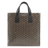 ゴヤール GOYARD サック ヴォルテール ブラック PVCコーティングキャンバス ゴヤールディンキャンバス レザー 2WAYバッグ シルバー金具 トート ショルダー ヘリンボーン 黒