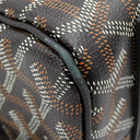 ゴヤール GOYARD サック ヴォルテール ブラック PVCコーティングキャンバス ゴヤールディンキャンバス レザー 2WAYバッグ シルバー金具 トート ショルダー ヘリンボーン 黒