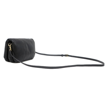 ロエベ LOEWE ゴヤ パファー ミニ A896W56X01 ブラック ラムスキン ショルダーバッグ ゴールド金具 黒
