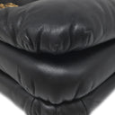 ロエベ LOEWE ゴヤ パファー ミニ A896W56X01 ブラック ラムスキン ショルダーバッグ ゴールド金具 黒