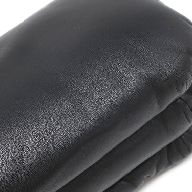 ロエベ LOEWE ゴヤ パファー ミニ A896W56X01 ブラック ラムスキン ショルダーバッグ ゴールド金具 黒