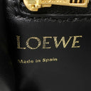 ロエベ LOEWE ゴヤ パファー ミニ A896W56X01 ブラック ラムスキン ショルダーバッグ ゴールド金具 黒